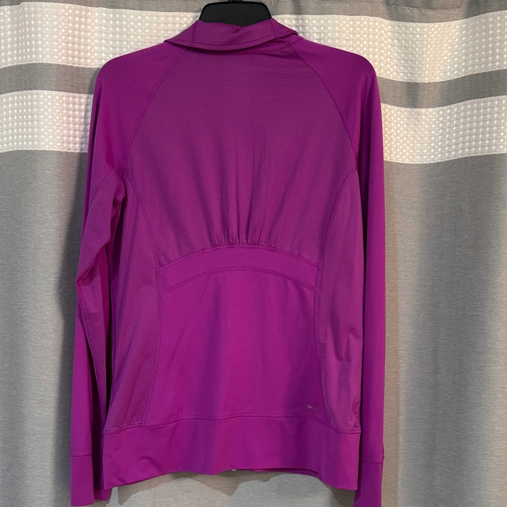 Adidas Women's Bold Purple Jacket - Picture 4 of 5
